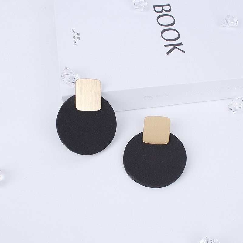 YD&YDBZ Punk Big Pendant Earrings