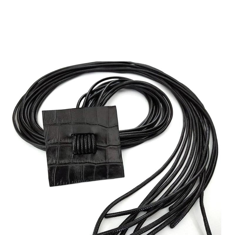 D&D Handmade Punk Leather Pendant Necklaces