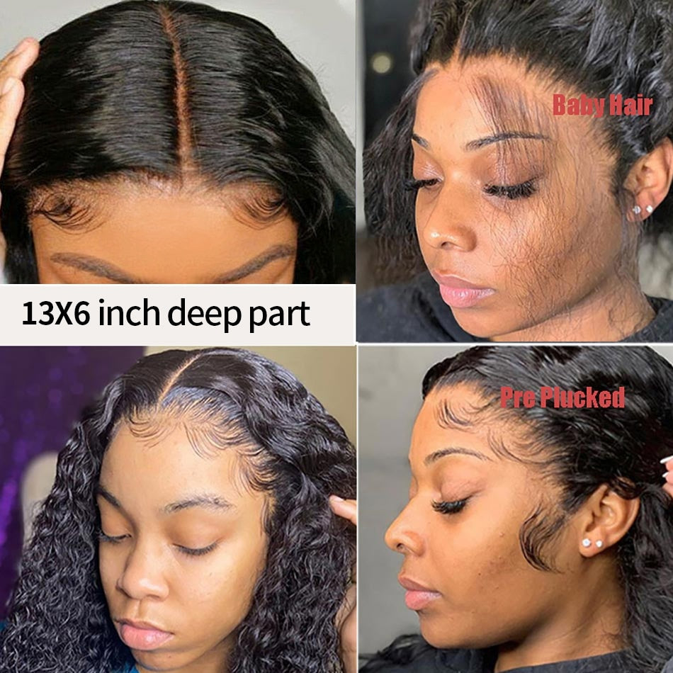 WIGIRL Brazilian 30 40 Inch Transparent 13x4 Curly Lace Front - your-beauty-matters