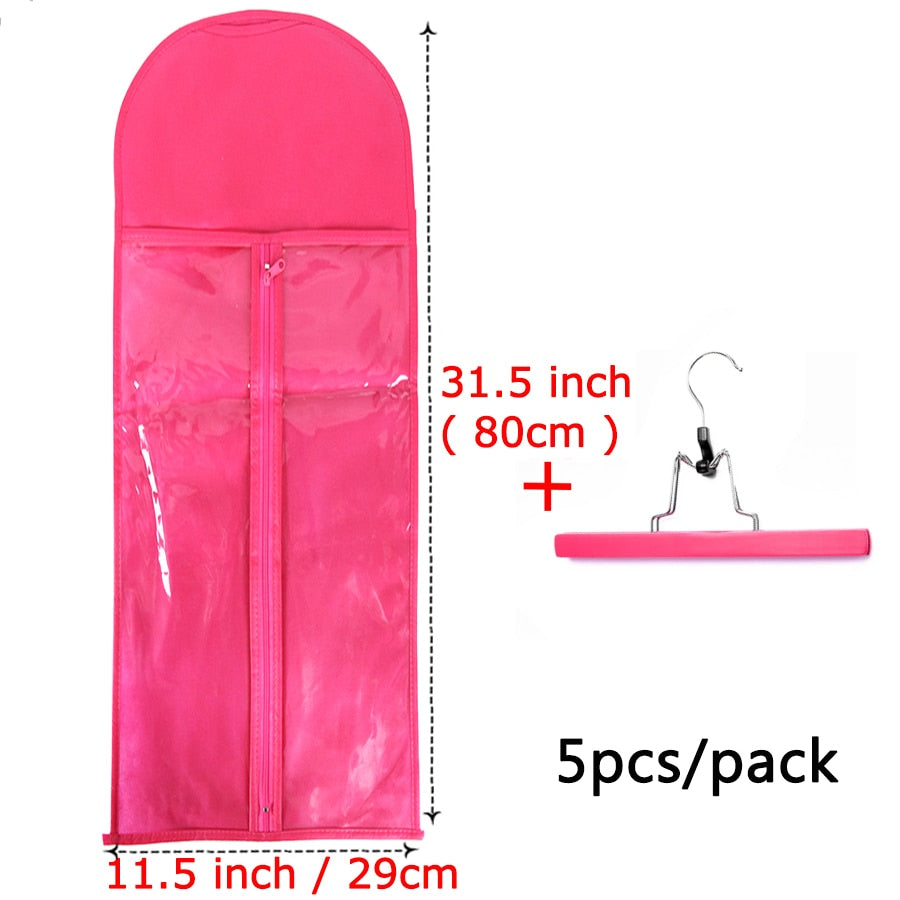 Alileader 5/10Pcs Wig Storage Bag With Hanger - your-beauty-matters