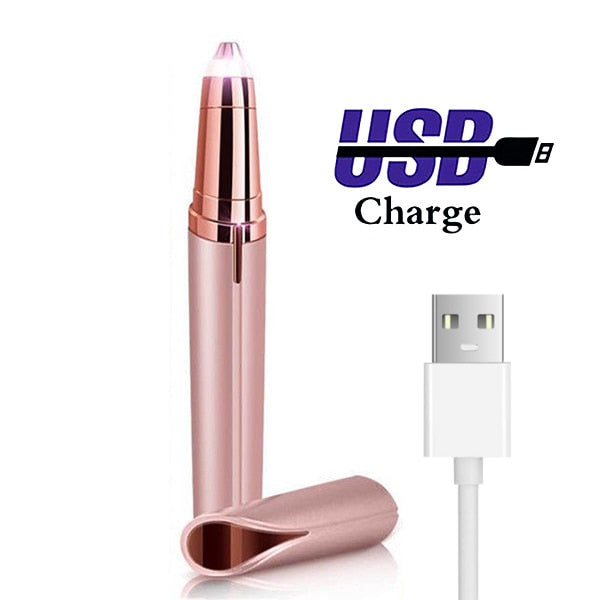 USB Electric Eyebrow Trimmer Pen