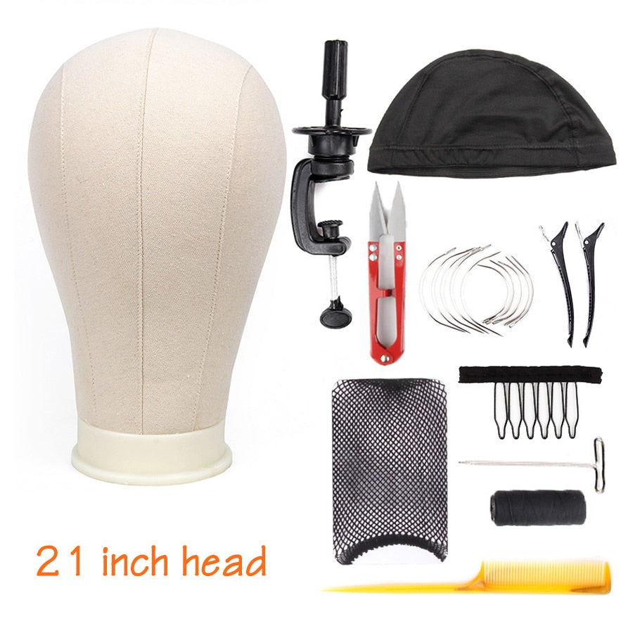 Alileader Training Mannequin Head Canvas - your-beauty-matters