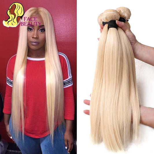 Facebeauty 613 Blonde Brazilian Hair Bundle Straight Weave - your-beauty-matters