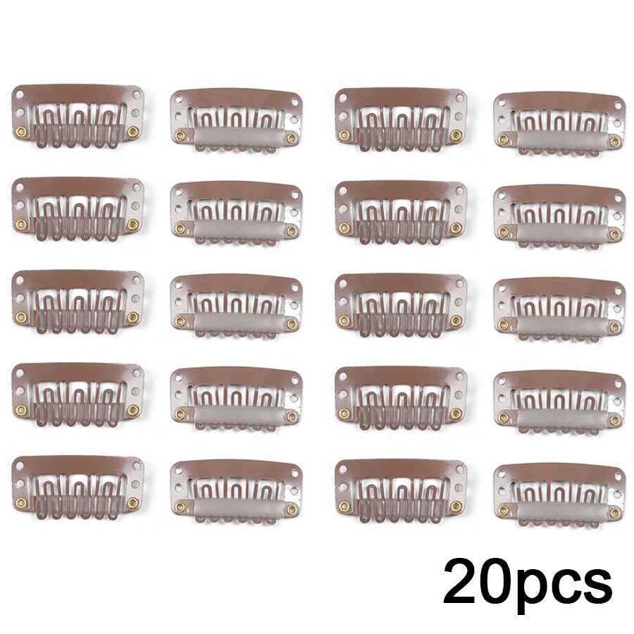 Alileader 20Pcs/Lot Clip In Hair Extension Wig Clips - your-beauty-matters