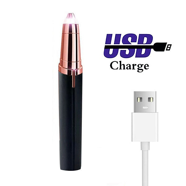 USB Electric Eyebrow Trimmer Pen