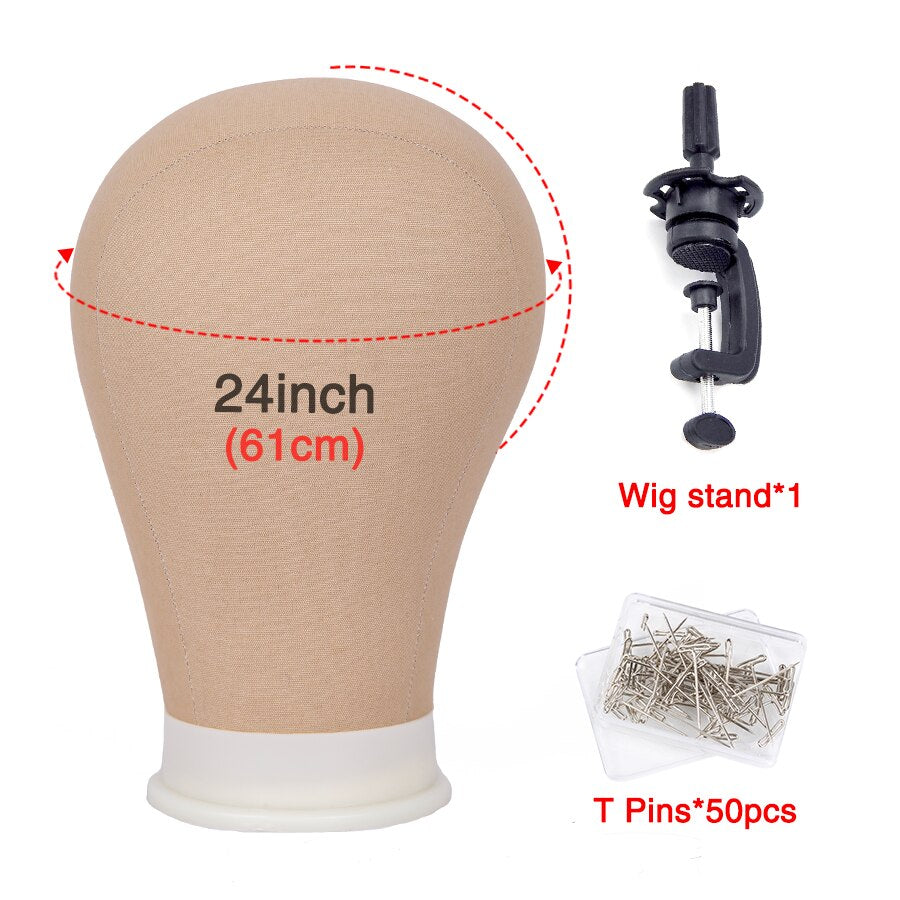 Alileader Training Mannequin Head Canvas - your-beauty-matters