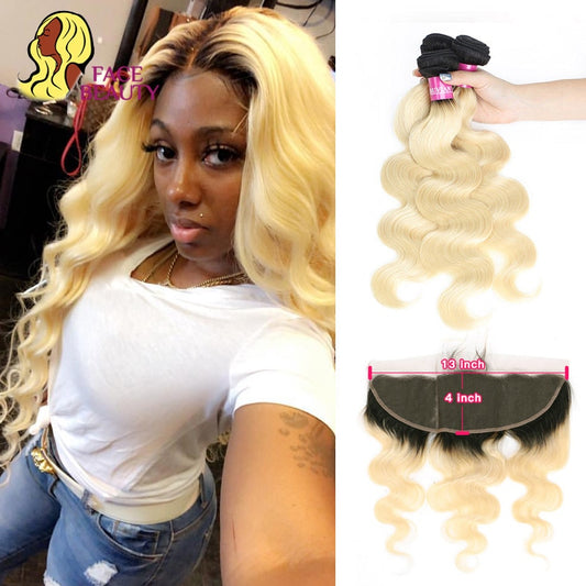 Facebeauty 1B/613 Ombre Blonde Color Peruvian Body Wave - your-beauty-matters