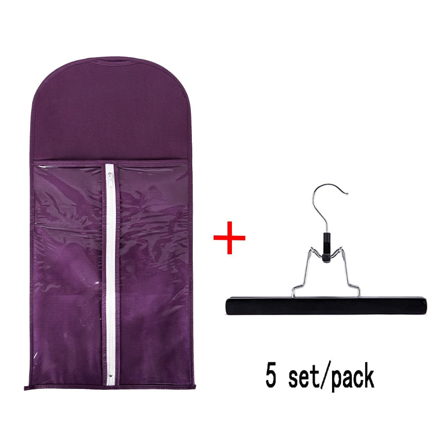 Alileader 5/10Pcs Wig Storage Bag With Hanger - your-beauty-matters