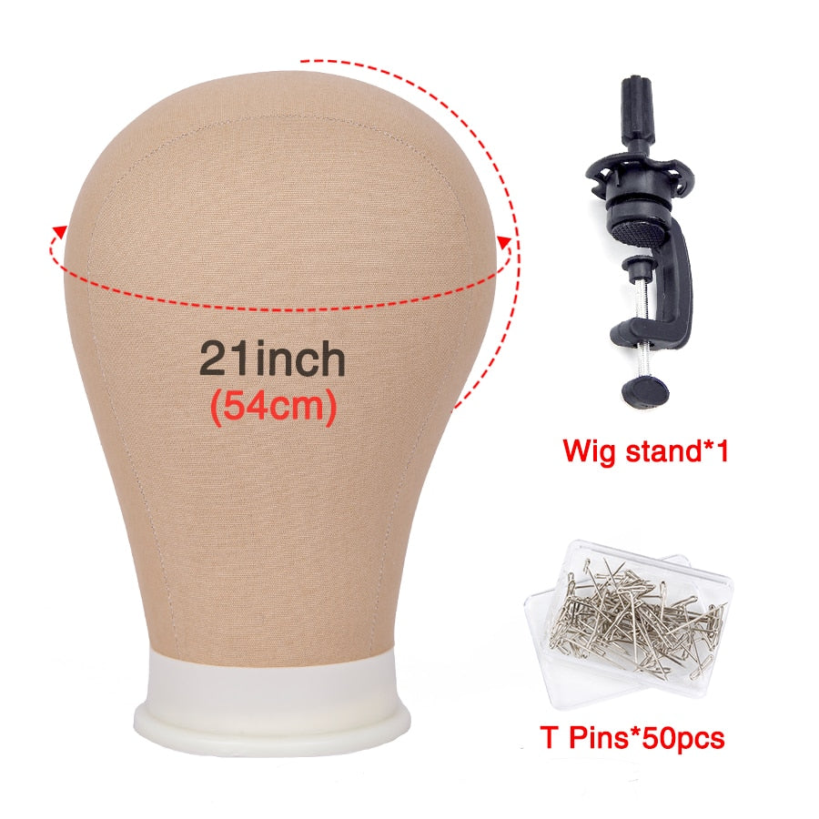 Alileader Training Mannequin Head Canvas - your-beauty-matters