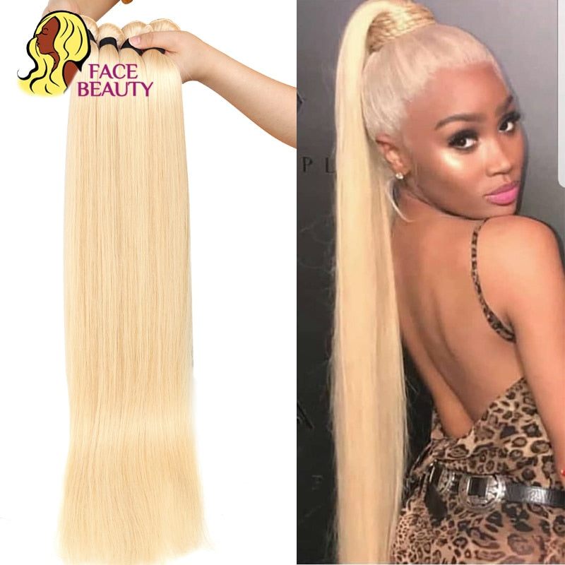 Facebeauty 613 Blonde Brazilian Hair Bundle Straight Weave - your-beauty-matters