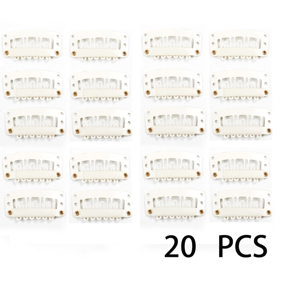 Alileader 20Pcs/Lot Clip In Hair Extension Wig Clips - your-beauty-matters