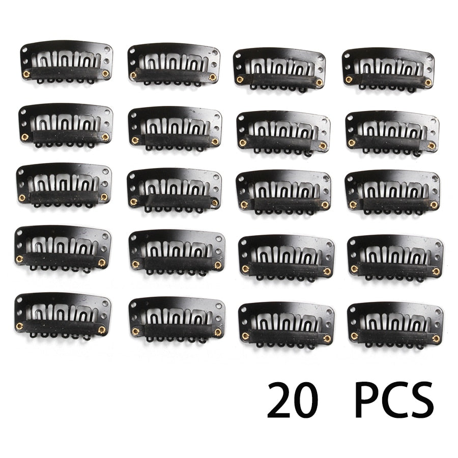 Alileader 20Pcs/Lot Clip In Hair Extension Wig Clips - your-beauty-matters