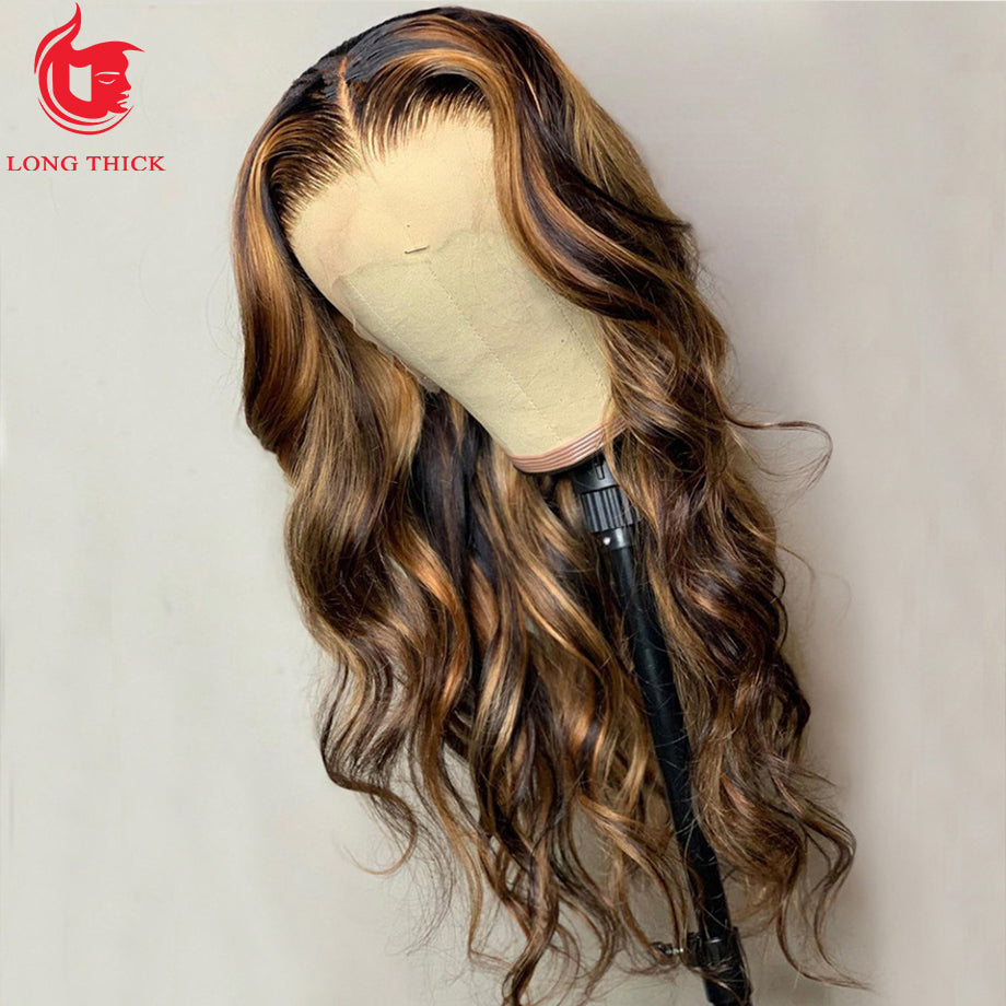 Highlight Wig Human Hair Ombre Lace Front Wig Brazilian Hair Wigs - your-beauty-matters