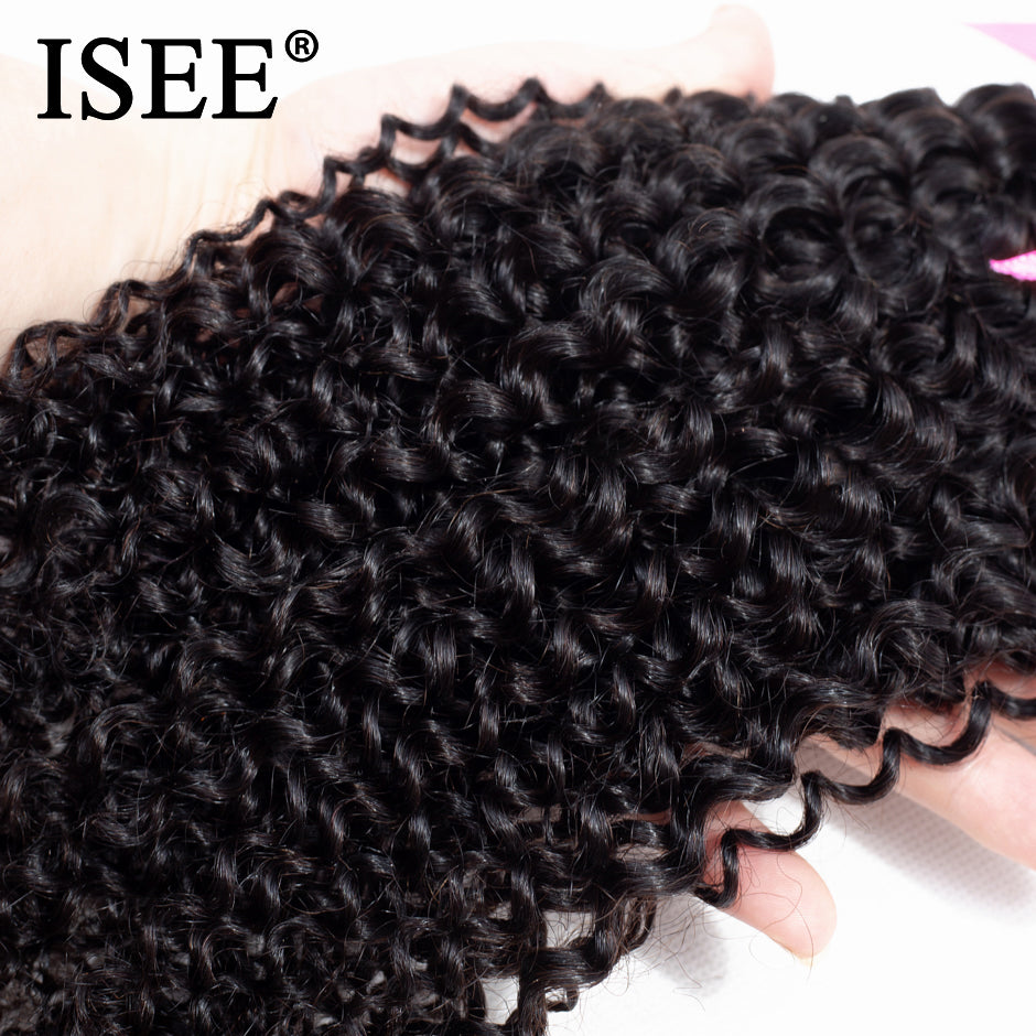 Isee Hair Mongolian Kinky Curly Hair Bundles Remy Human Hair - your-beauty-matters