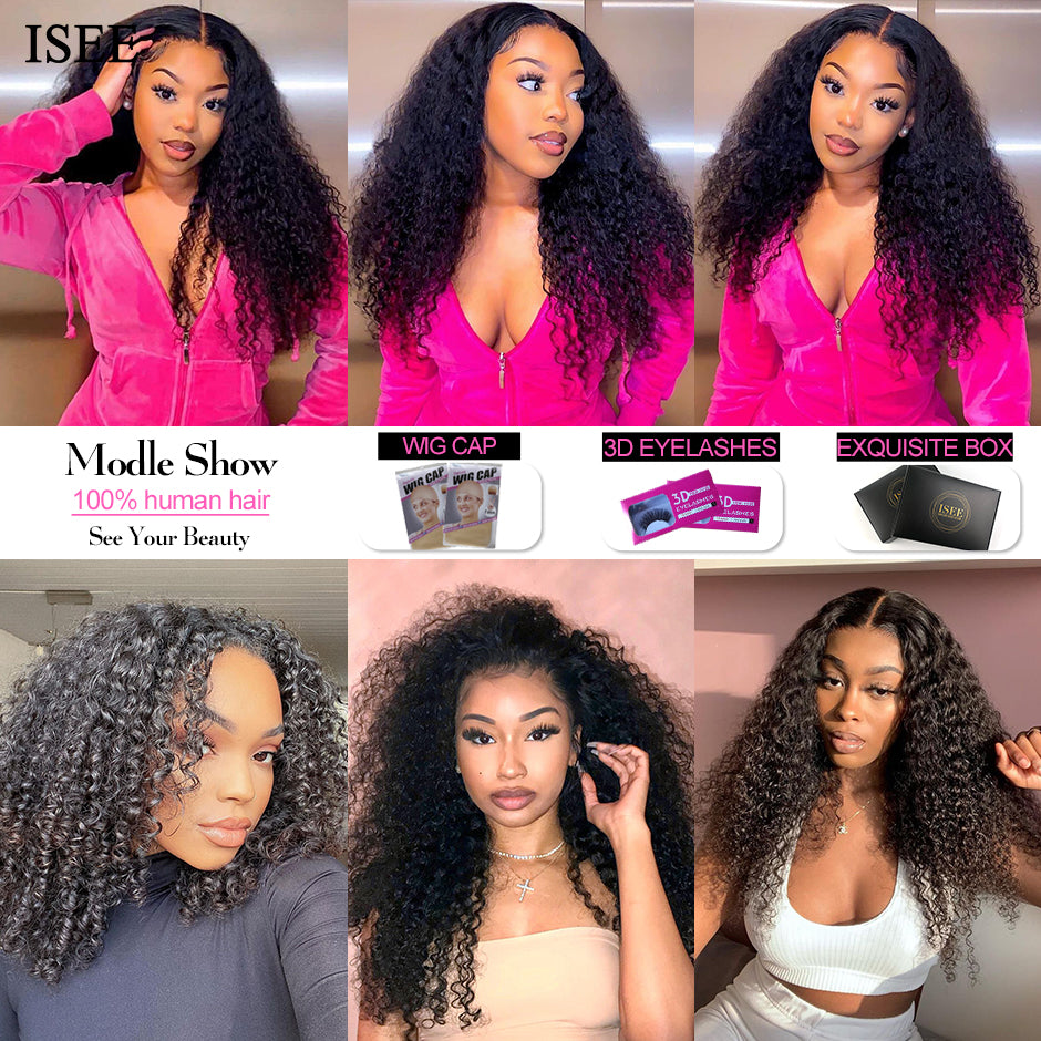 Isee Hair Mongolian Kinky Curly Hair Bundles Remy Human Hair - your-beauty-matters