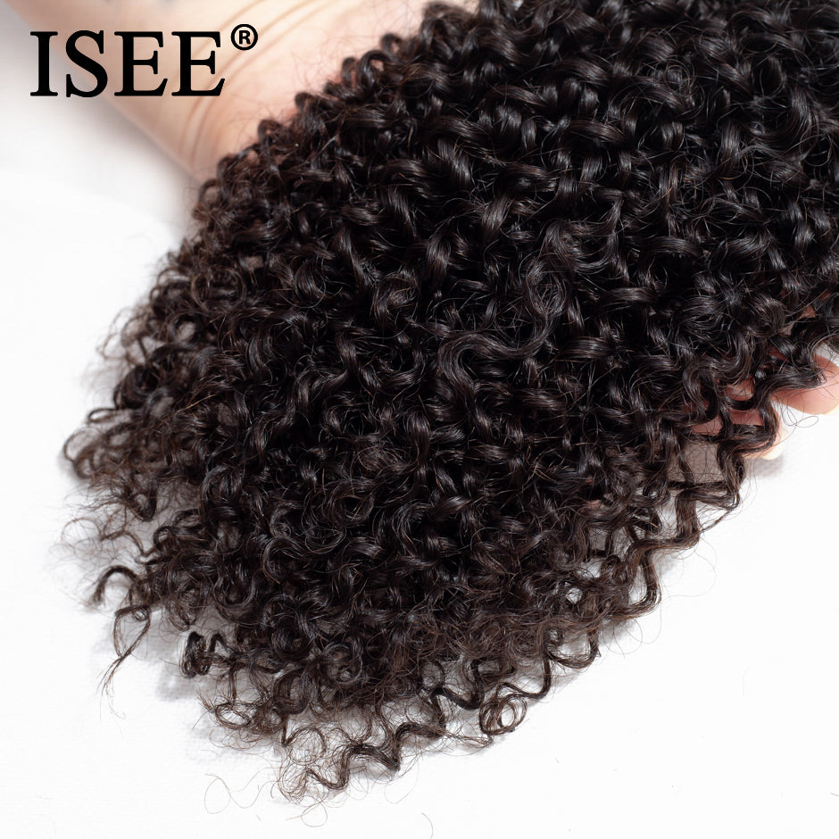 Isee Hair Mongolian Kinky Curly Hair Extension 100% Human Hair Bundles - your-beauty-matters