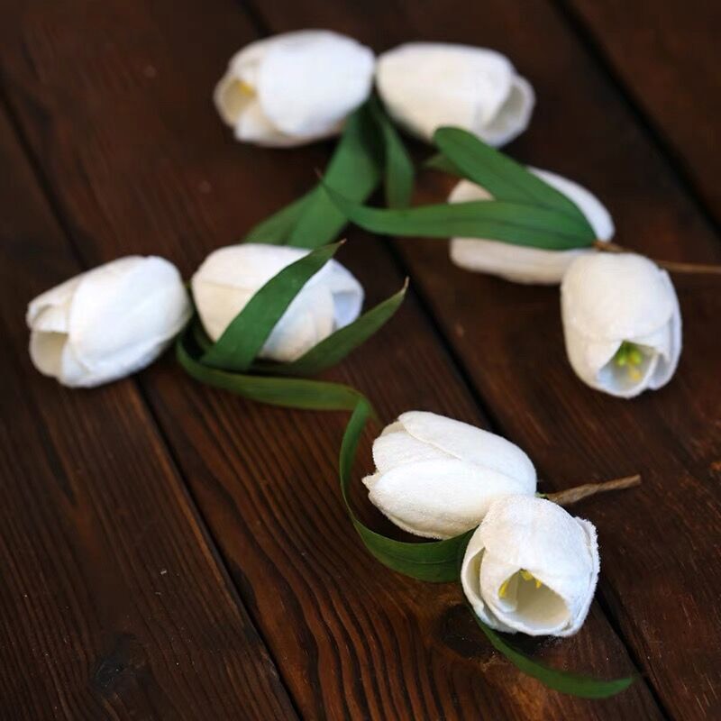 Handmade Ivory Flower Wedding Barrettes