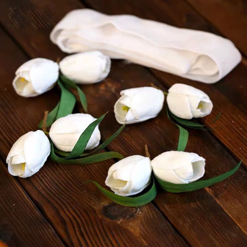 Handmade Ivory Flower Wedding Barrettes