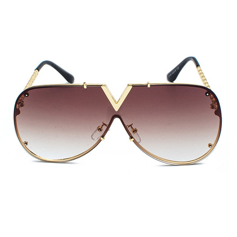 Fashion Oversized Sunglasses-Style Oculos De Sol Uv400 O2