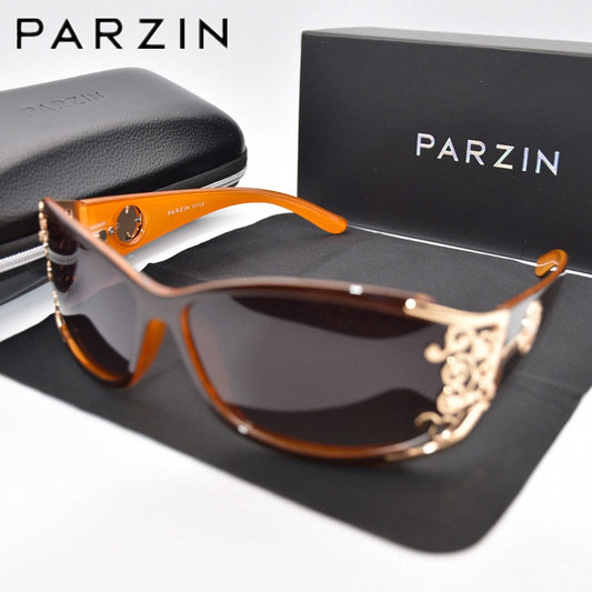 PARZIN Luxury Polarized Sunglasses Black With Packing PZ18|