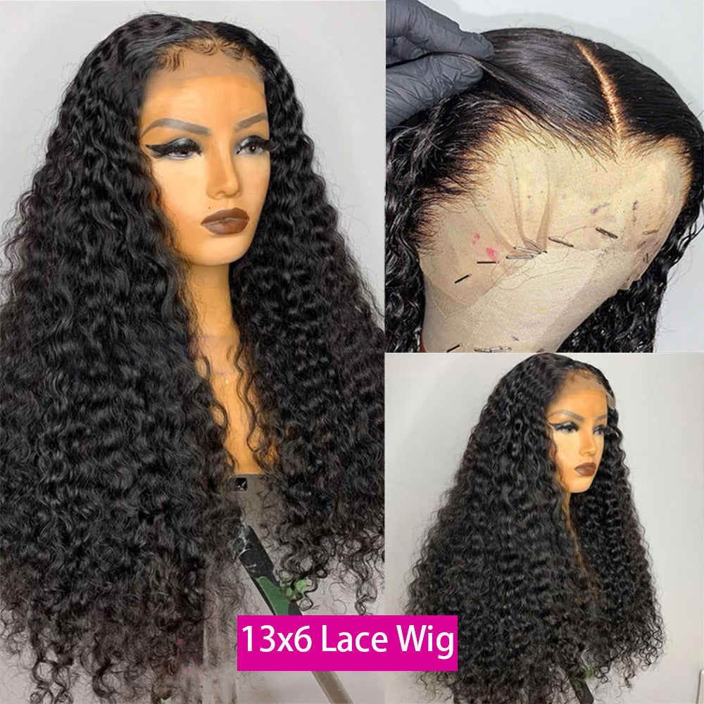 Transparent 360 Full Lace Deep Wave Frontal Wig - your-beauty-matters