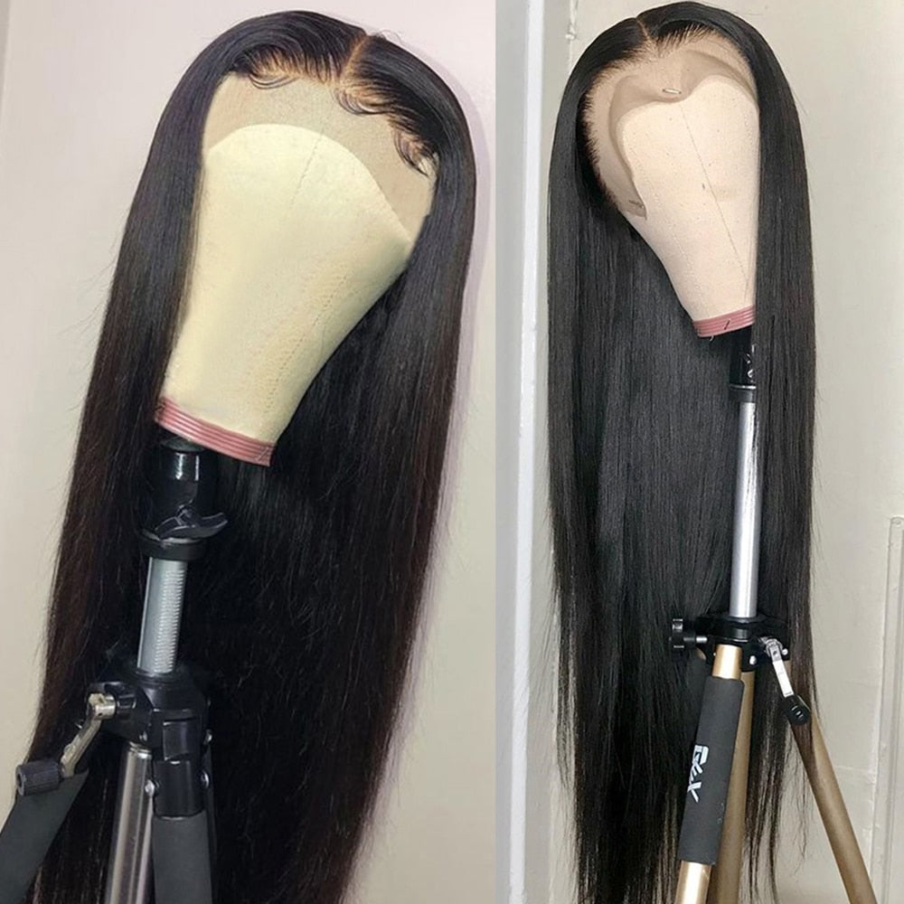 13x6 Hd Lace Front Wig Bone Straight Human Hair - your-beauty-matters