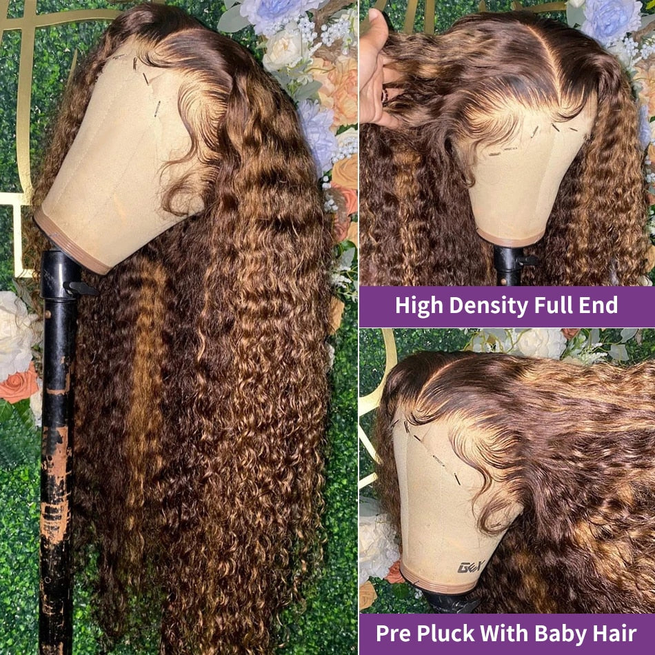 WIGIRL Straight Human Hair Wigs 4/27 Colored & Bone Straight - your-beauty-matters