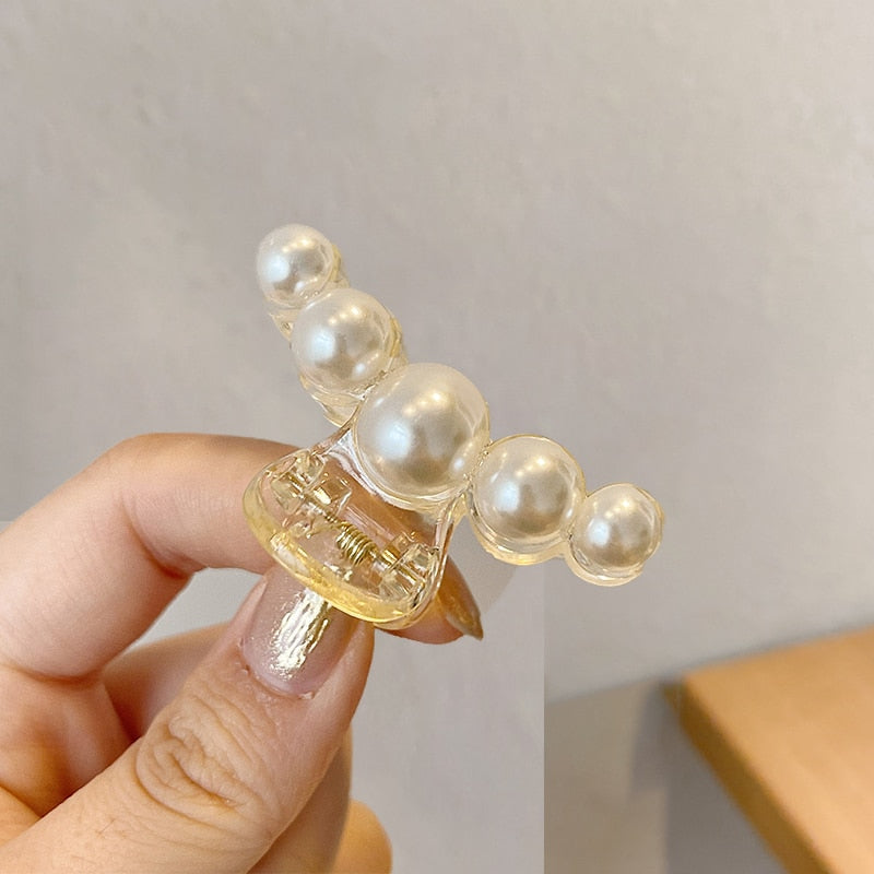 Pearl Hair Claw Set Clip for Women Gold Color Hairpins - your-beauty-matters