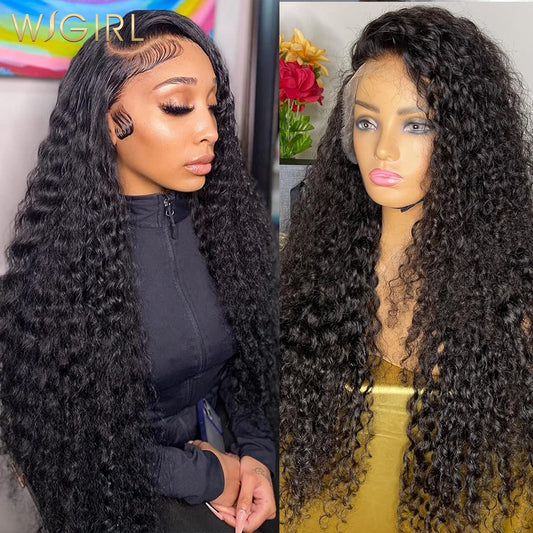 WIGIRL Brazilian 30 40 Inch Transparent 13x4 Curly Lace Front - your-beauty-matters