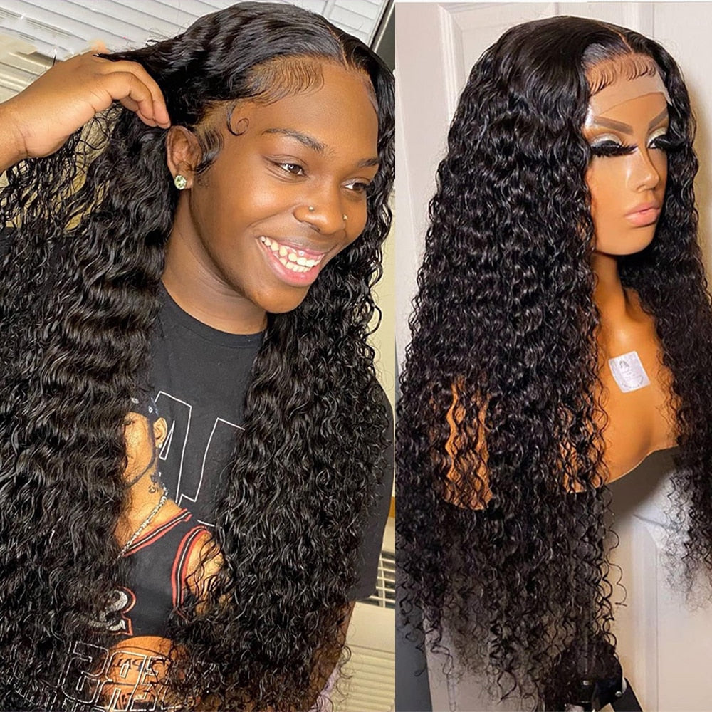 Transparent 360 Full Lace Deep Wave Frontal Wig - your-beauty-matters