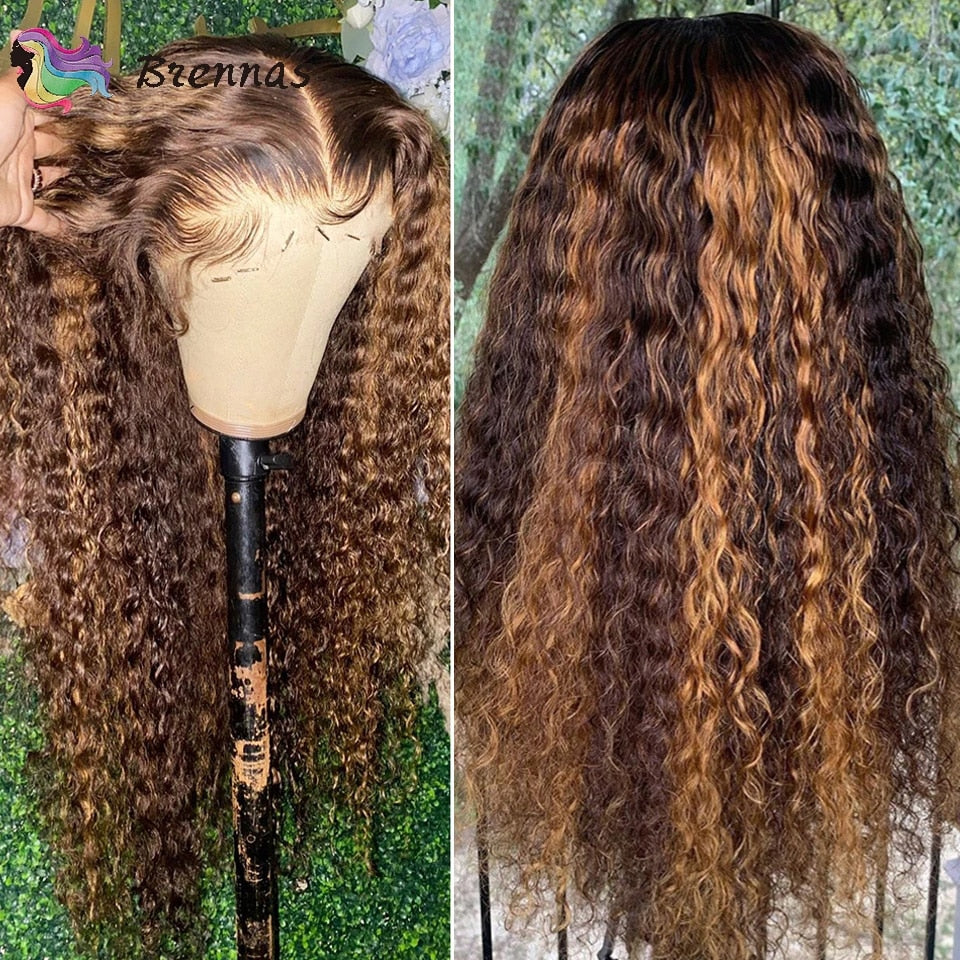 Highlight Ombre 13x4 Lace Front Wig Honey Blonde - your-beauty-matters