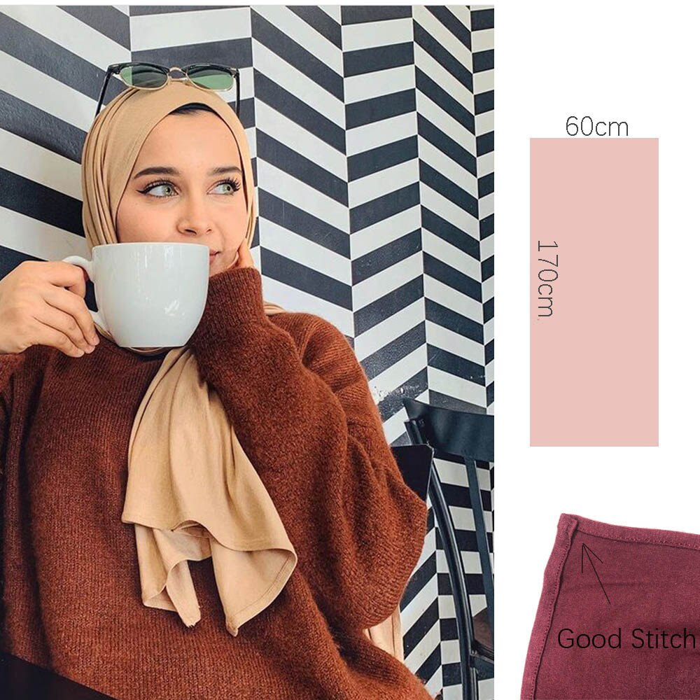 Strechy Jersey Hijab - your-beauty-matters