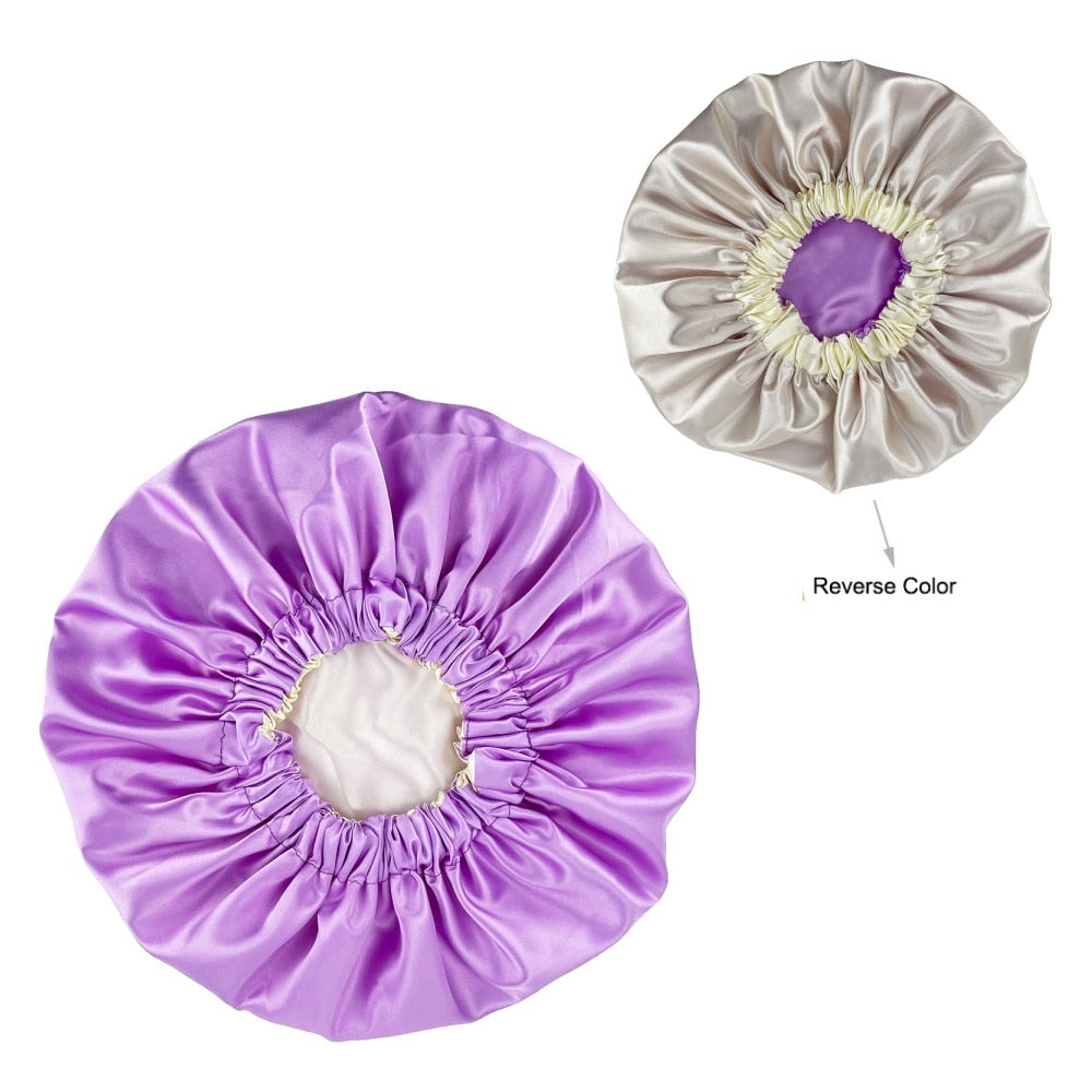 Extra Large Satin Lined Bonnet - your-beauty-matters