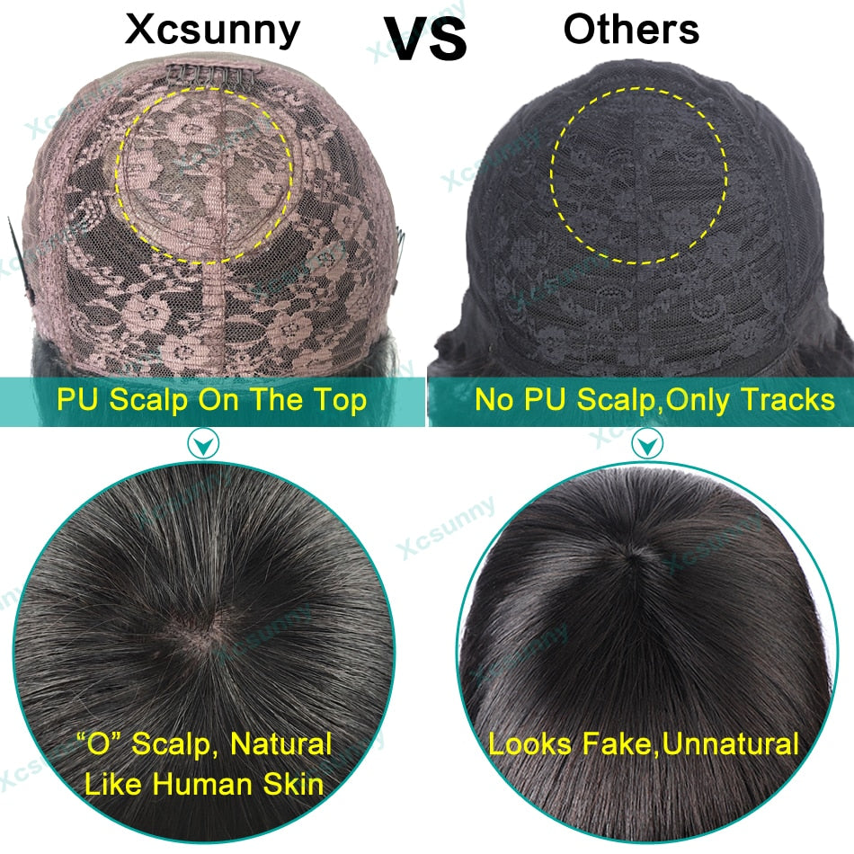 Xcsunny Afro Kinky Curly Wig With Bangs Full Machine Made Scalp - your-beauty-matters