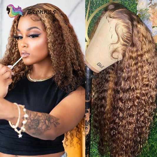 Highlight Ombre 13x4 Lace Front Wig Honey Blonde - your-beauty-matters