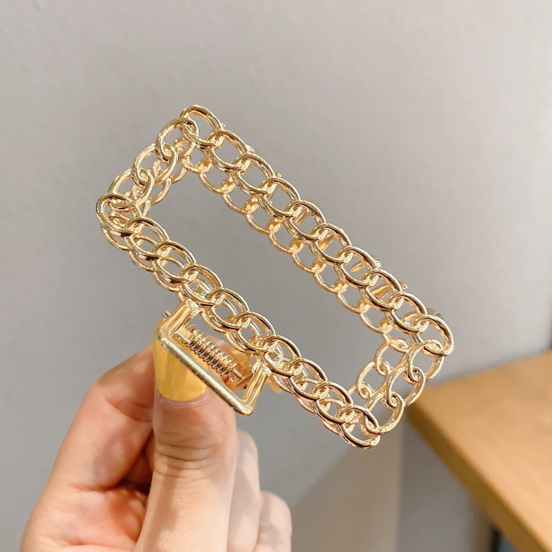 Pearl Hair Claw Set Clip for Women Gold Color Hairpins - your-beauty-matters