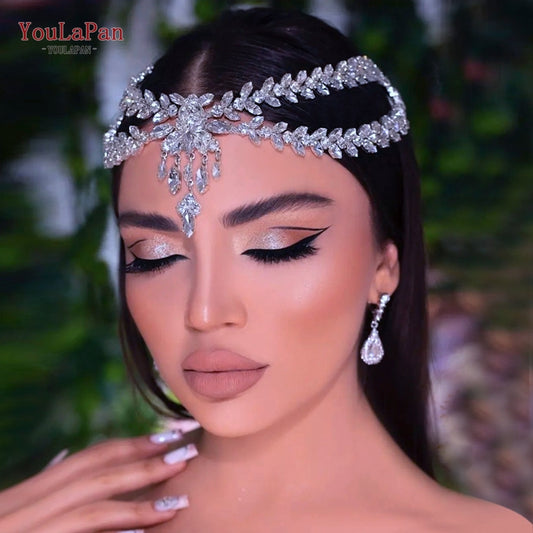 YouLaPan HP469 Bridal Headband with Combs
