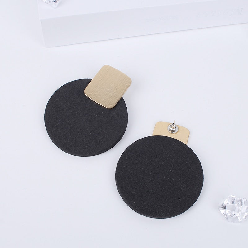 YD&YDBZ Punk Big Pendant Earrings