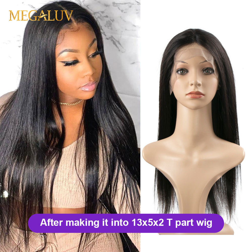 Transparent Lace Closure Straight Human Hair Pre-plucked With Natural Hairline