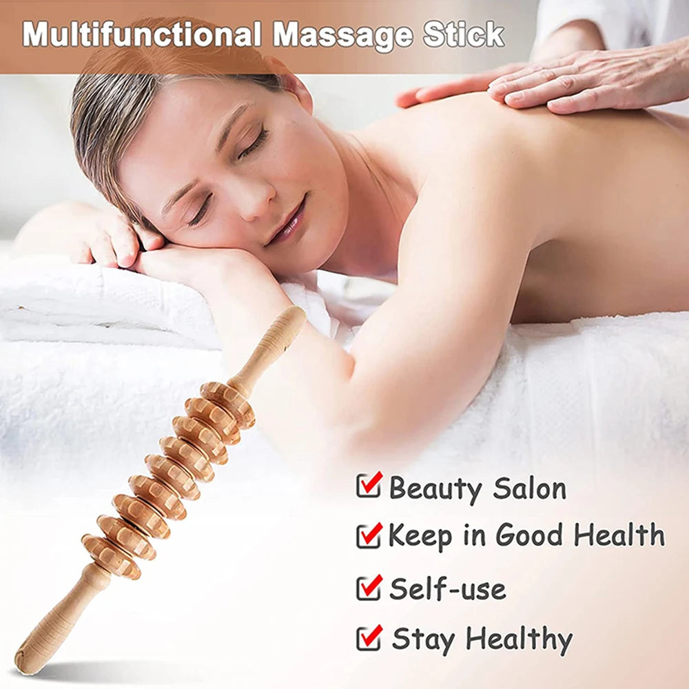 6 In 1 Wood Therapy Massage Tool Lymphatic Drainage