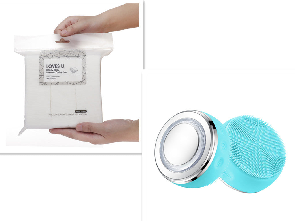 Facial silicone cleansing instrument