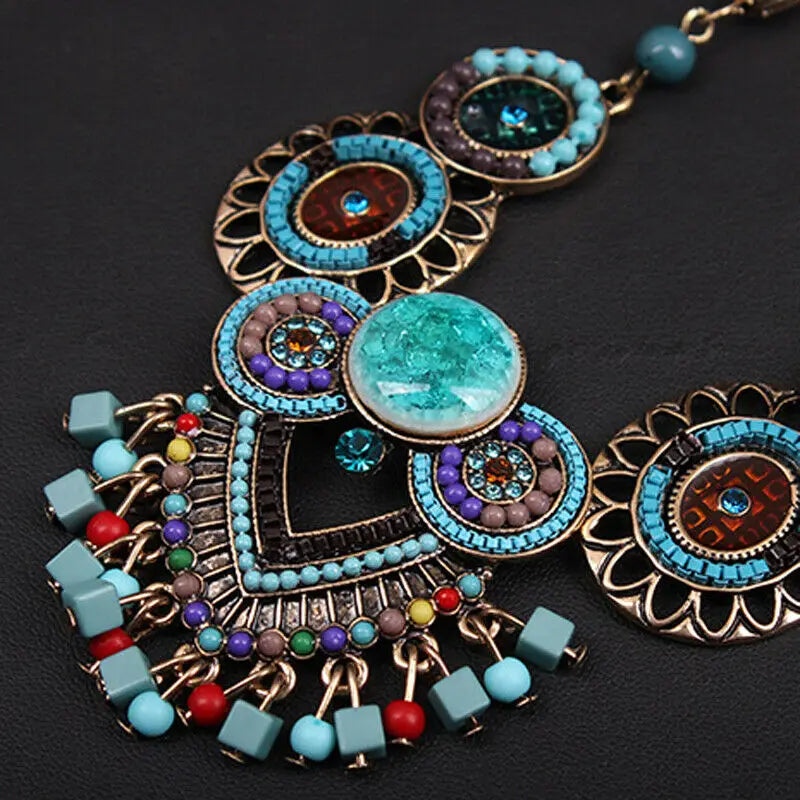 Retro Bohemia Statement Necklace