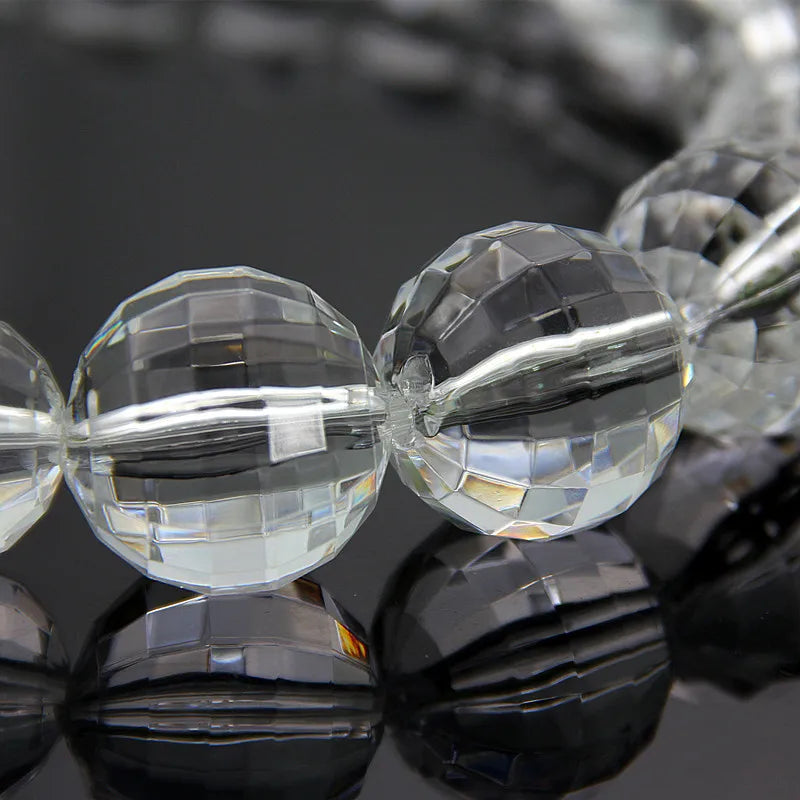 FishSheep Statement Clear Big Acrylic Ball Choker