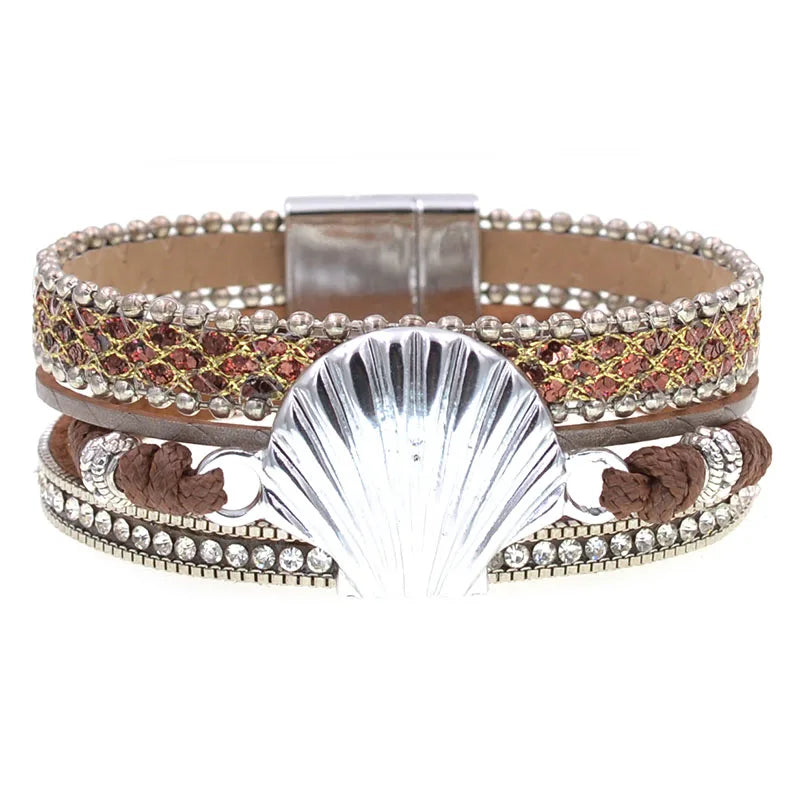 WELLMORE Leather Bracelets
