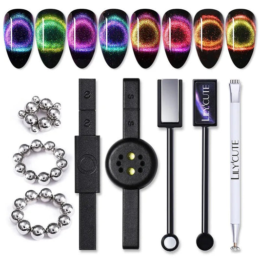 2 in 1 Double Headed Nail Art Magnet Stick 9D Cat Magnetic Pen Tools