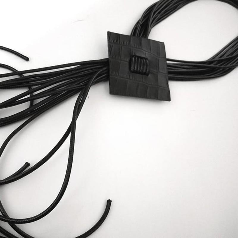 D&D Handmade Punk Leather Pendant Necklaces