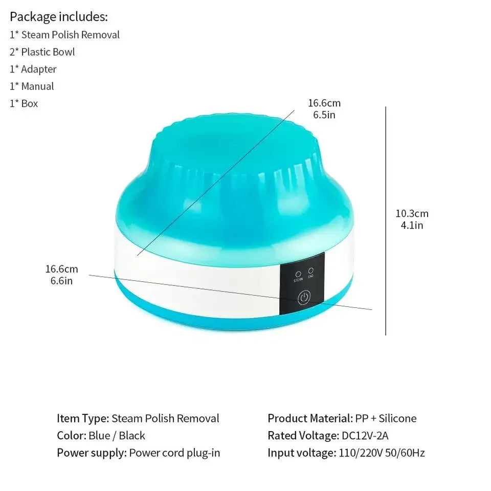 Gel Nail Polish Remover Machine-Portable Nail Steamer