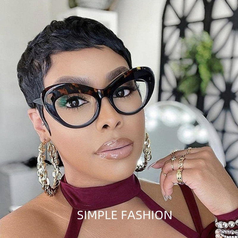 Retro Cat Eye Anti Blue Light Radiation Computer Reading Glasses