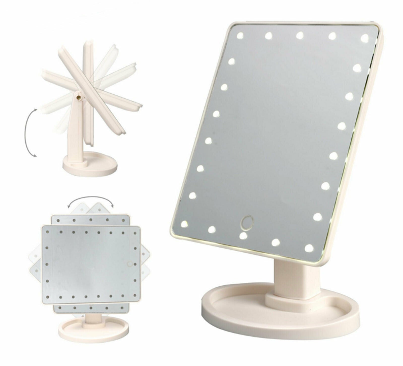 Professional 22 LED Makeup Mirror Light Portable Rotation Vanity - your-beauty-matters