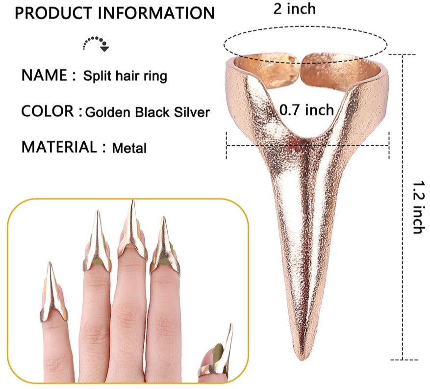 10pcs Hair Parting Tool For Finger Braiding